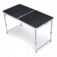 Stolik turystyczny stół składany ogrodowy grafitowy walizka z uchwytem