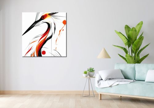 Obraz 90x90cm Bocian na Arena.pl