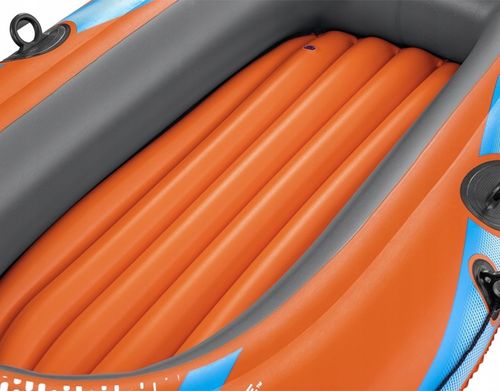 BESTWAY dmuchany PONTON 246 x 122 cm + 2 WIOSŁA + POMPKA + ŁATKA NAPRAWCZA na Arena.pl