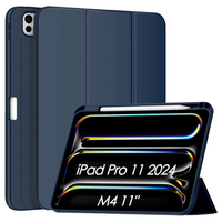 Etui Ochronne do iPad Pro 11 Cali z Klapką i Miejscem na Rysik Granatowe