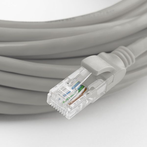 Kabel Patchcord Qoltec UTP CAT6 25m 1Gb/s Szary zdjęcie 5