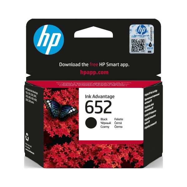 Tusz HP 652 Black zdjęcie 1
