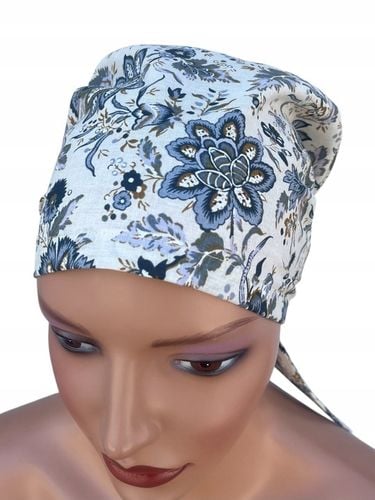 Chustka damska Aga x-81 z bawełny czapka marszczona także po chemioterapii na Arena.pl