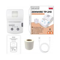 Drukarka termiczna Zenwire do etykiet Bluetooth USB-C przenośna