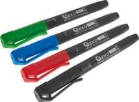 Geko Marker budowlany permanentny mix kolorów zestaw 4 szt