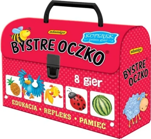 KUFEREK BYSTRE OCZKO - Zetaw edukacyjny, ADAMIGO na Arena.pl