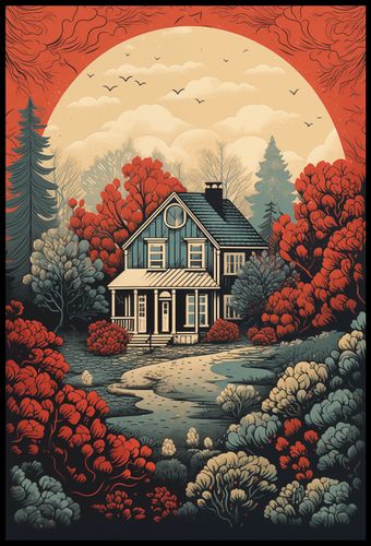 Plakat 61x90,5cm Idylla Rustykalna na Arena.pl