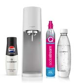 Saturator SodaStream TERRA WHITE+1 BUTELKA+PEPSI ZERO