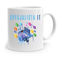 Kubek Informatyka Programisty Specjalista It Z Nadrukiem Ze Zdjęciem