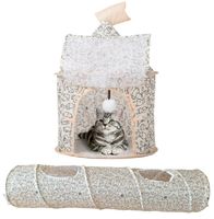 TUNEL DLA KOTA LEGOWISKO DOMEK NAMIOT ZABAWKA 2w1 XL