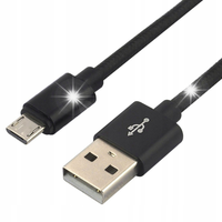 MOCNY KABEL MICRO - USB-A 2M EVERACTIVE OPLOT Szybkie ładowanie MICROUSB