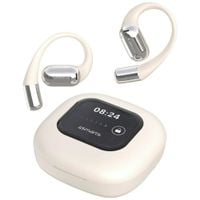 słuchawki bluetooth 4smarts skybuds ows  z ekranem ai beżowy