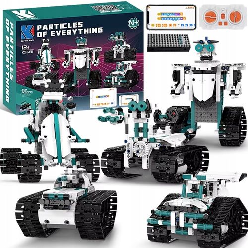 ZESTAW KLOCKÓW TECHNIK ROBOT EDUKACYJNY ZDALNIE STEROWANY 13w1 PROGRAMOWANY na Arena.pl