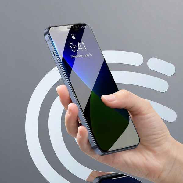 Baseus 2x Szkło Prywatyzujące do iPhone 12 Mini zdjęcie 7