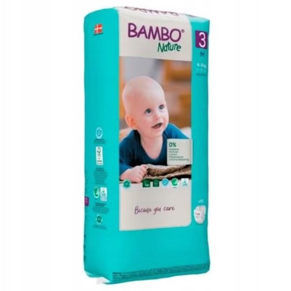 Bambo Nature 3 Midi 4-8 kg, 52 szt. zdjęcie 4