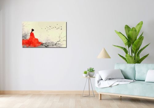 Obraz 90x50cm Diva Na Gałęzi na Arena.pl