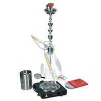 fajka wodna shisha 1-wężowa arabica 75 cm ręcznie zdobiona