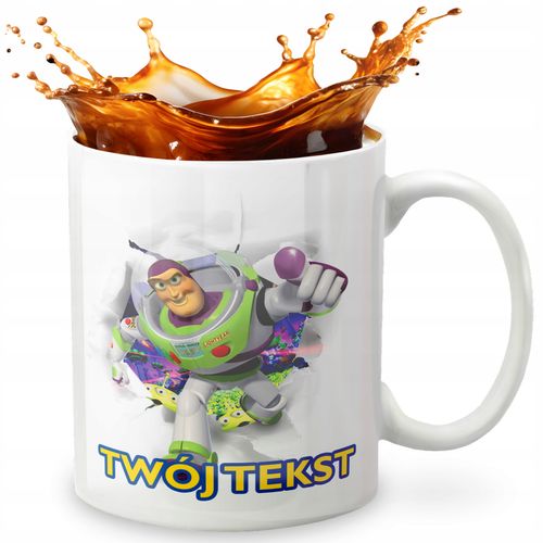 KUBEK 330ml GRAFIKA PREZENT ŚWIĘTA WZÓR - BAJKA TOY STORY + IMIĘ na Arena.pl