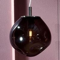 LAMPA wisząca AVIA S 10421108 Kaspa szklana OPRAWA zwis grafitowy