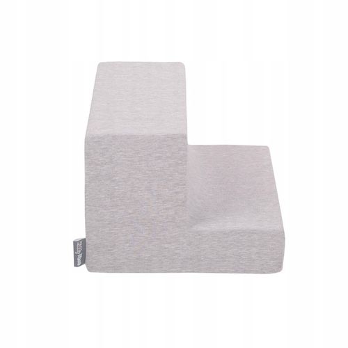 Piankowy MIĘKKI Schodek DLA DZIECI szary PPZ-211 KiddyMoon na Arena.pl