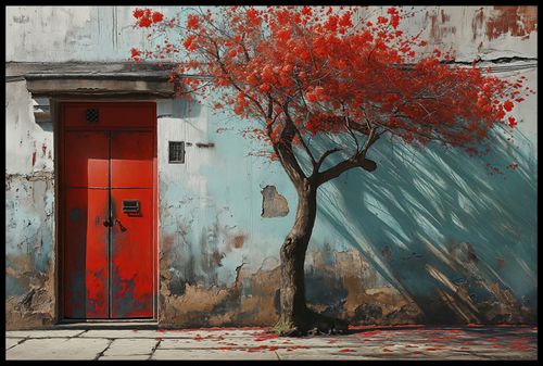 Plakat 91,5x61cm Widok Na Dawne na Arena.pl