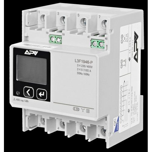 LICZNIK ENERGII TRÓJFAZOWY LCD MODBUS 100A RS485 IP54 na Arena.pl