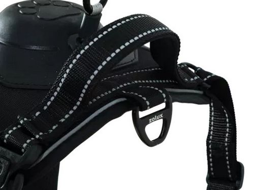 Szelki dla psa z wbudowaną smyczą automatyczną Zolux Easyride XL czarne na Arena.pl