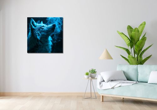 Obraz 70x70cm Oddech Wilka na Arena.pl