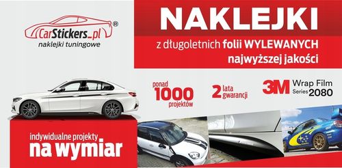 Naklejki BMW Performance JAKOŚĆ! FOLIA WYLEWANA na Arena.pl