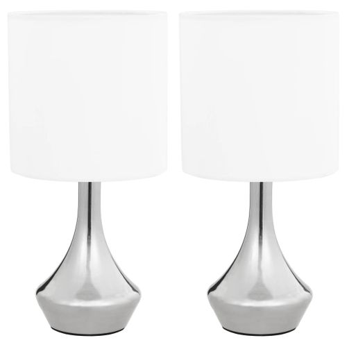 Lampy Stołowe, 2 Szt., Dotykowe, Białe, E14 na Arena.pl