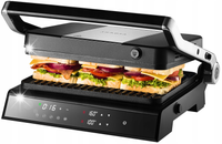 GRILL ELEKTRYCZNY OGRODOWY STOŁOWY OPIEKACZ DO KANAPEK PANINI TOSTER XXL