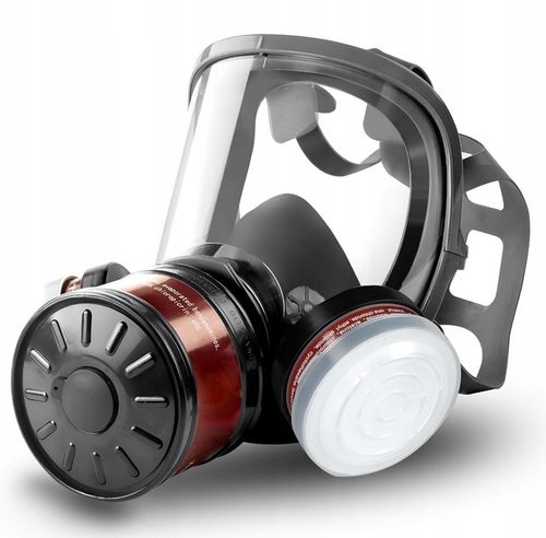 MASKA PRZECIWPYŁOWA + PRZECIWGAZOWA + 2 WKŁADY WĘGLOWE + 10x FILTRY Koanni na Arena.pl