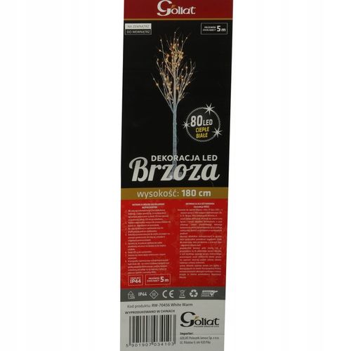 DRZEWKO 80 LED DEKORACJA ŚWIETLNA 180 CM na Arena.pl