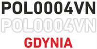 NUMERY WODOODPORNE + PORT rejestracyjne naklejka łódka łódź jacht motorówka
