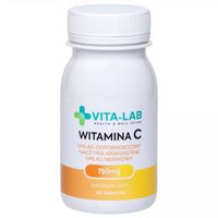 VITA-LAB Witamina C 750mg 90tab ELEVITA UKŁAD ODPORNOŚCIOWY