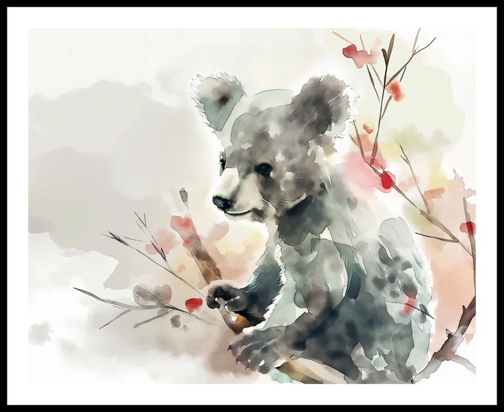 Plakat 76x60,5cm Akwarelowa Koala zdjęcie 3