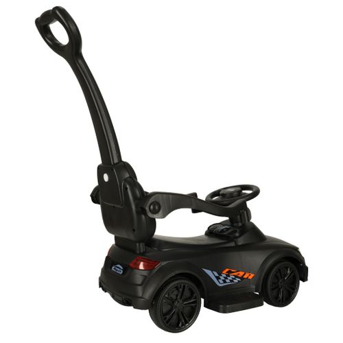 Jeździk pchacz samochód z dźwiękiem i światłami czarny na Arena.pl