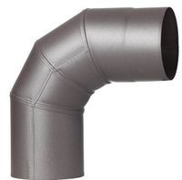 Kolano stalowe ⌀120 mm | 90° | 0,6 mm | Grafit | Piecyk Koza