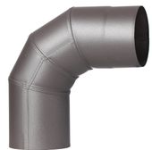 Kolano stalowe ⌀100 mm | 90° | 0,6 mm | Grafit | Piecyk Koza