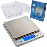 Waga Jubilerska Elektroniczna Gramowa 0,01g 500g LCD Precyzyjna + Baterie