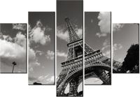 105CM 150CM OBRAZ 5 ELEM PARYŻ WIEŻA EIFFLA DRUK