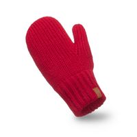 Rękawiczki damskie jednopalczaste PaMaMi - Czerwone