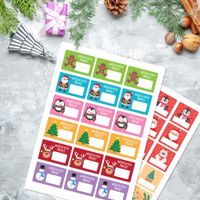 NAKLEJKI SAMOPRZYLEPNE świąteczne na prezenty wesołych świąt 10 132 szt