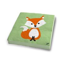 Serwetki papierowe leśne zwierzątka woodland, 20 szt.