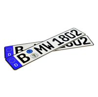 Niemieckie tablice rejestracyjne