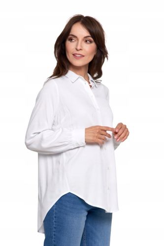 ELEGANCKA KOSZULA DAMSKA OVERSIZE WYDŁUŻONY TYŁ MODNA BLUZKA MORAJ na Arena.pl