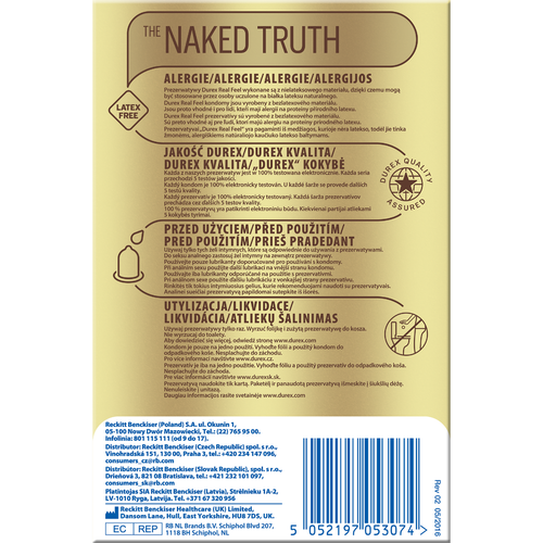 durex real feel 16szt na Arena.pl