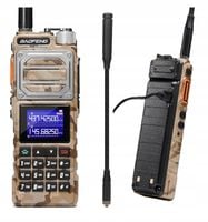 Krótkofalówka Baofeng Walkie Talkie 10W Antena Elastyczna Airband 5200Mah
