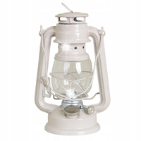 LAMPA NAFTOWA DOMOWA OGRODOWA na prezent beżowa wisząca stojąca + knot
