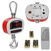 waga hakowa wisząca z pilotem 300kg - led